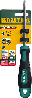 Отвертка PH2х100 мм, слесарная, Kraftool - фото 4