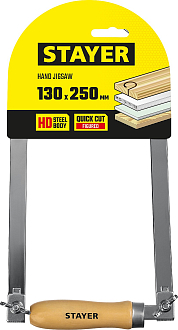 Лобзик ручной хромированный 1530-25_z02 Master STAYER 130x250 мм - фото 4