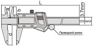 Штангенциркуль электронный (оцинкованный корпус) ШЦЦ -1 0-150 мм, 0.01 мм, INSIZE - фото 2
