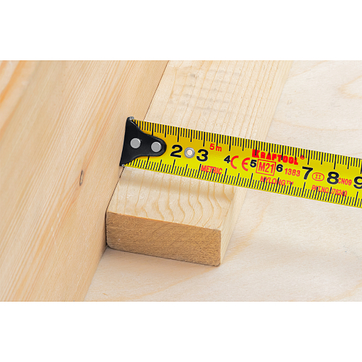 Фото 5 товара Рулетка KRAFTOOL X-Drive 34122-05-25_z02 5 м х 25 мм, ударостойкий обрезиненный корпус