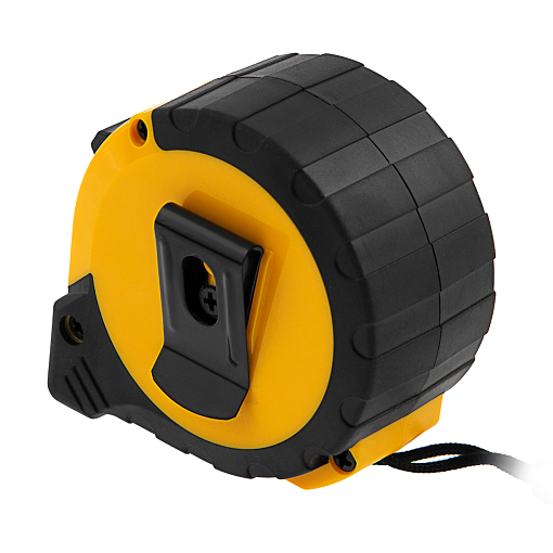 Фото 5 товара Рулетка 5м х 25мм, двухкомп. корпус, кнопка-пауза Denzel