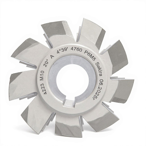 Фото 2 товара Фреза червячная модульная М10,0 Кл А, 20 гр, (2510-4223) ГОСТ9324 Sekira