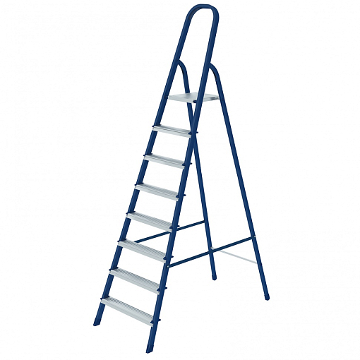 Фото 0 товара Стремянка, 8 ступеней, стальная, Россия, Сибртех