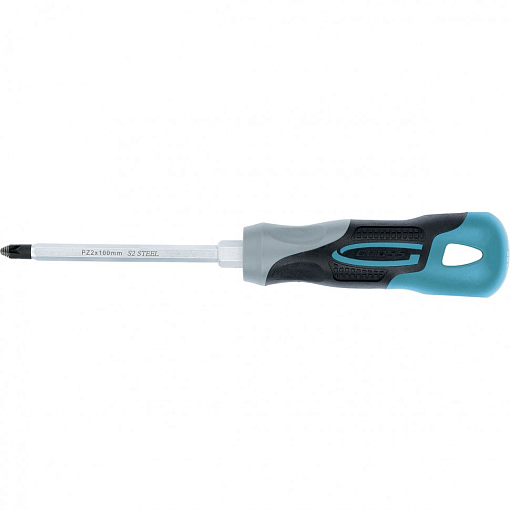 Фото 0 товара Отвертка PZ2 x 100 мм, S2, трехкомпонентная ручка Gross