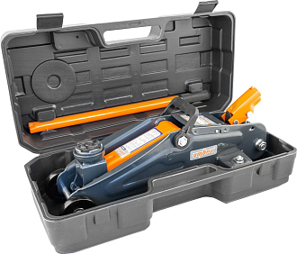 Домкрат подкатной в кейсе 2 т., 135-330 мм, Ombra - фото 4