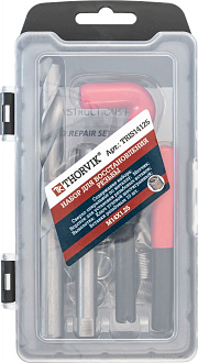 Набор для восстановления резьбы M14x1.25, 15 предметов, THORVIK - фото 3