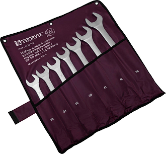 Набор ключей гаечных комбинированных серии ARC в сумке, 33-50 мм, 7 предметов, THORVIK - фото 3