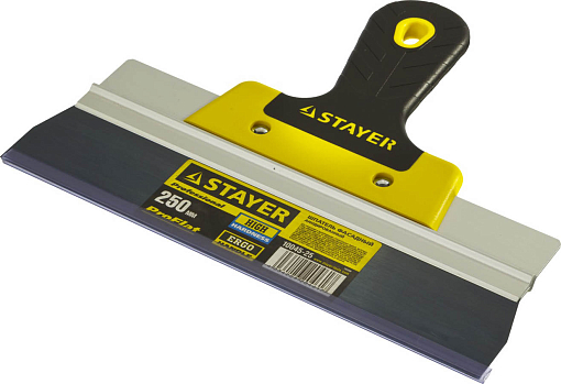 Фото 1 товара Шпатель фасадный STAYER фасадный, 250 мм, анодированный, двухкомпонентная рукоятка, 10045-25