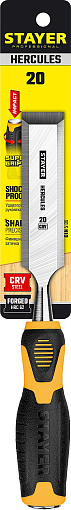 Фото 6 товара Стамеска STAYER 20 мм, с двухкомпонентной ручкой, 18205-20_z01