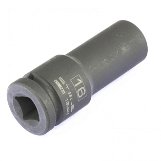 Головка ударная удлиненная шестигранная, 16 мм, 1/2, CrMo Stels - фото 3