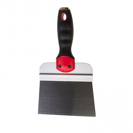 Фото 2 товара Шпатель фасадный из нержавеющей стали, 150 мм, двухкомпонентная ручка, широкое полотно Matrix