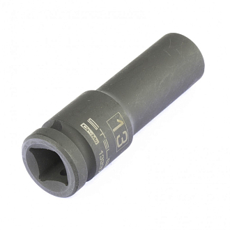 Головка ударная удлиненная шестигранная, 13 мм, 1/2, CrMo Stels - фото 3