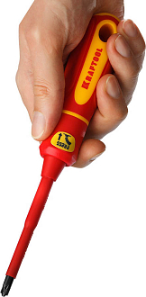 Набор диэлектрических отверток с переставными стержнями Х-Drive Electro 18 шт., Kraftool - фото 8