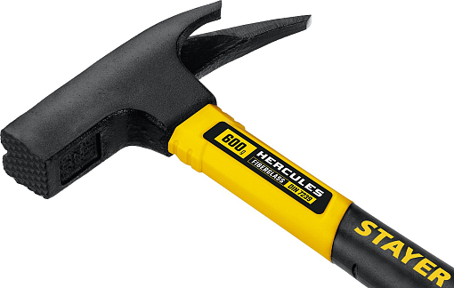 Фото 1 товара STAYER 600 г, Молоток кровельщика с фиберглассовой рукояткой Hercules 20201_z01 Professional