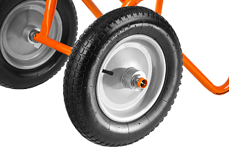 Тачка строительная двухколесная СИБИН 200 кг, 110 л, СТ-22 39905_z01 - фото 5