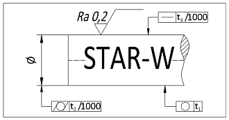 Вал прецизионный W10 L=400 см TECHNIX - фото 2